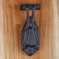 thumbnail image 7 of Renovators Supply Black Cast Iron Bat Style Door Knocker 5"x2" Antique Easy Install Metal Front Door Gate Knocker w/Screws, 7 of 7