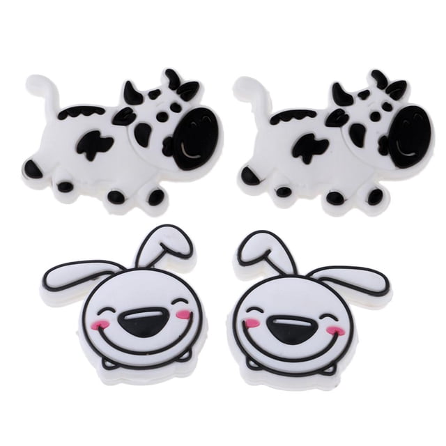 2 pares de Amortiguadores de vibraciones Macarena Amortiguador de la raqueta de tenis