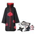 thumbnail image 1 of Akatsuki Uchiha Itachi Anime Cosplay Unisex Disfraz Ninja Naruto Cloak Cosplay, 1 of 2