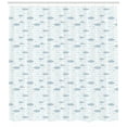 thumbnail image 3 of Ambesonne Cloud Shower Curtain, Rain Drops and Droplets, 69"Wx75"L, Pale Blue Blue Grey, 3 of 3