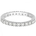 thumbnail image 2 of Diamond Eternity Wedding Ring Band 14K White Gold (0.51ctw), 2 of 4