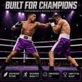 thumbnail image 6 of Men Boxing Shorts For Boxing Training Fitness Gym Cage Fight MMA Mauy Thai Kickboxing Trunks Clothing Purple Small, 6 of 9