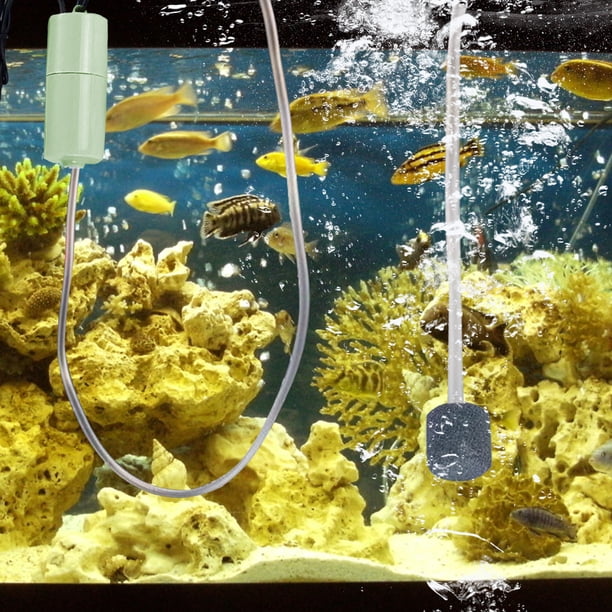 Mini bomba de aire para acuario, bomba de oxígeno para pecera USB, oxigenador pequeño para pecera