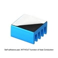 thumbnail image 3 of Uxcell 9x9x5mm Blue Sticky Aluminum Heatsink Electronics Cooler 10 Pcs, 3 of 5
