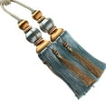 thumbnail image 1 of tredstone 2pieces Pompon Rideaux Tiebacks Suspendus Haut Facile à pour un Excellent Décor Pompon Rideau Polyester Approprié Bleu Clair 1Set, 1 of 6