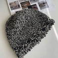 thumbnail image 4 of CoCopeaunts Womens Bucket Hat Retro Knitted Crochet Hollow Brim Beanies Hats Winter Warm All-Match Solid Color Fisherman Cap, 4 of 8