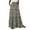 as the picture shows, variant on Skpblutn Skirt for Women Long Boho Flowers High Elastic Waist With Pockets And Belt Maxi Skirt Pleated Skirt Beach Skirt Casual Skirt