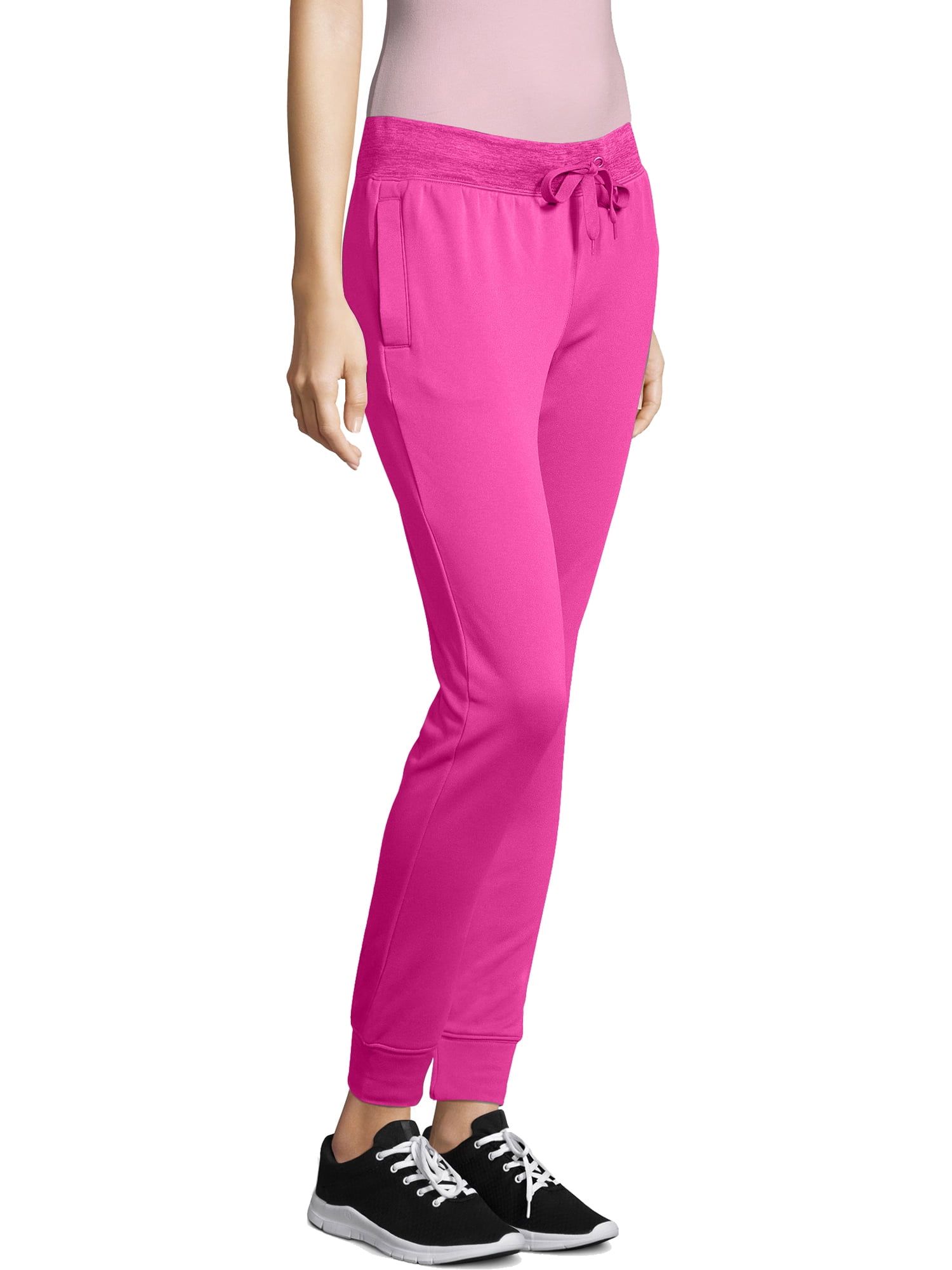 hanes sport women's performance fleece jogger pants with pockets