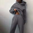 thumbnail image 2 of Vedolay Womens Plus Sweatshirts Fashion Half Zip Cropped Hoodies Quarter Zip Up Pullover Sweatshirts Jackets for Women Grey,3XL, 2 of 5