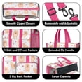 thumbnail image 3 of Teacher Tote Bag,Pomeranian Dogs with Hearts Teacher Utility Tote Bag,Large Work Tote Bags for Women with Multiple Pockets,Top Zipper Closure,13.8x10.6x6.7 Inch, 3 of 5