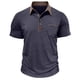 thumbnail image 2 of pstuiky camisetas para hombre, Camiseta deportiva y de fitness para hombre, de color liso, cálida y ajustada, con cuello semialto y manga larga. camisetas de hombre xl, 2 of 6
