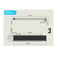 thumbnail image 4 of Mini Courroie de Transport 460mm Acier Inoxydable Fe PU Courroie 24V Machine Distributrice Automatique Rail Cargo Canal, Multi-Usage, 4 of 6