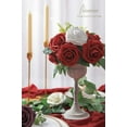 thumbnail image 3 of Artificial Flowers 25pcs Real Looking Ivory Foam Fake Roses with Stems for DIY Wedding Bouquets White Bridal Shower Centerpieces Arrangements Party Tables Decorations, 3 of 5