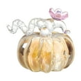 thumbnail image 2 of Adorno de cristal | Calabaza decorativa de estilo escandinavo | Figura de vidrio hecha a mano | Elemento decorativo para estante, mesa o repisa | Juego de 1 pieza, 2 of 6