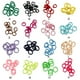 thumbnail image 4 of Sonducket 20 piezas de banda para el cabello estilo preppy decorativa sin enganches coleta titular pelos cuerda Bobbles Scrunchie para mujeres Accesorios Accesorio para el cabello Rosa claro Sonducket AP010531-07, 4 of 6