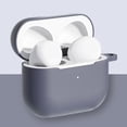 thumbnail image 7 of sunsanly 1 Set Headphone Cushion Full Coverage Wear-resistant Tight Fit Anti-shock Comfortable Touch 360 Degree Protection with Hanging Buckle Earphone Cover for Airpods 3, 7 of 7