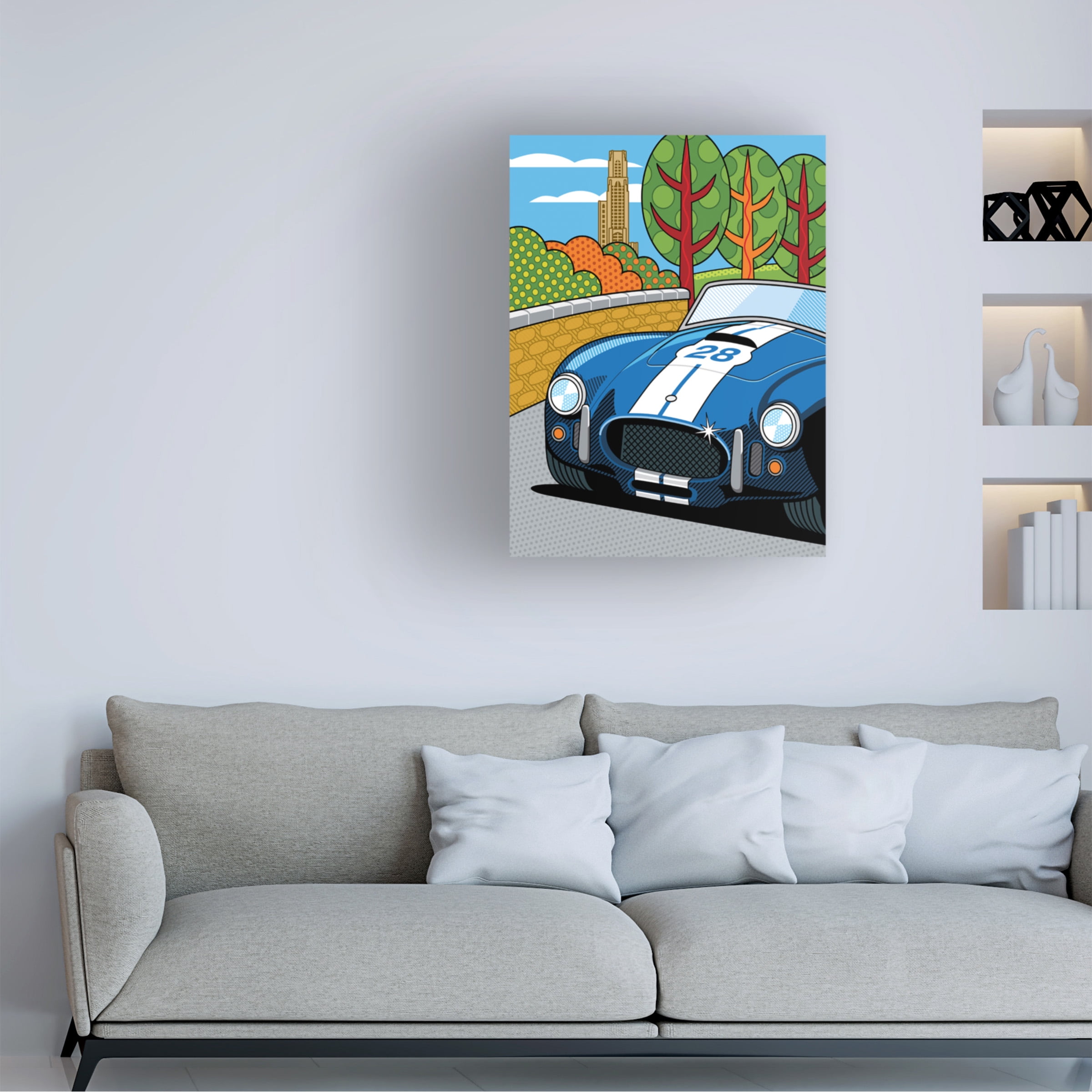Ron Magnes 'Pittsburgh Vintage Grand Prix' Canvas Art