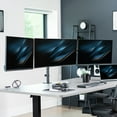 thumbnail image 2 of VIVO Telescoping Triple Computer Monitor Desk Mount, Heavy Duty Stand, 2 of 8