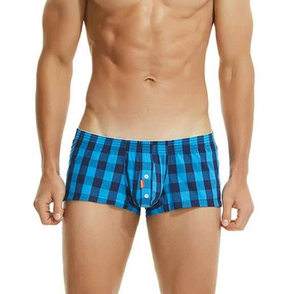 Sngxgn Boxer Briefs for Men, Stretch Breathable Men's Underwear(Blue,XXL)