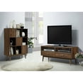 thumbnail image 7 of Pemberly Row Mid-century 3 Tier Wooden Cubby Bookcase in Walnut, 7 of 7