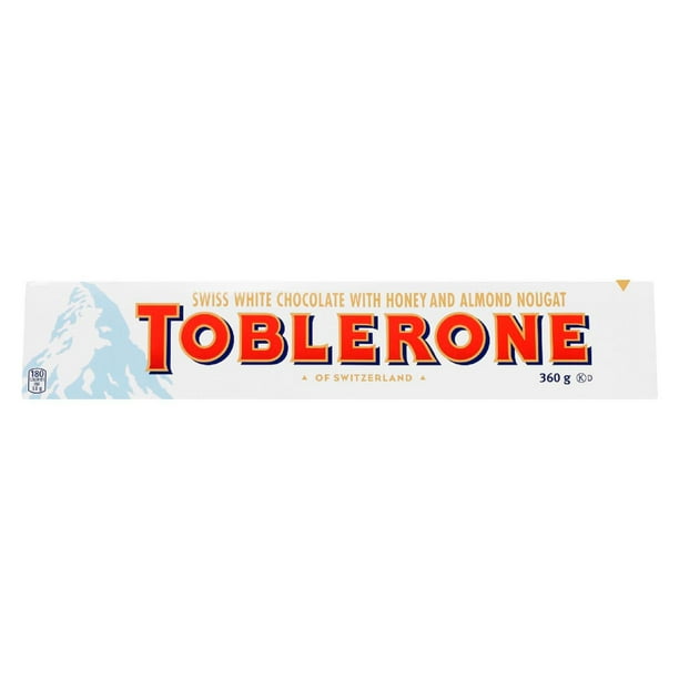 Tablette De Chocolat Blanc Toblerone Avec Nougat Au Miel Et Aux