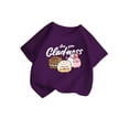 thumbnail image 5 of Miaoju T Shirts for Girls Round Neck Graphic T-Shirts Short Sleeve Tee for Toddler Comfy Blouse Tops T-Shirts Infant To Big Kid, 5 of 5