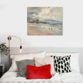 thumbnail image 5 of PIKWEEK  Framed Vintage Decor Wall Art Coastal Wall Art Seaside Landscape Abstract Art Wall Decor Canvas Prints Wall Decorations for Living Room Bathroom Farmhouse Office Decor, 5 of 5