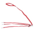 thumbnail image 1 of OUNONA Training Leash Tricephalous Dog Training Leash Nylon Red Safe for Jogging 1Pack, 1 of 8