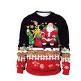 thumbnail image 3 of Suéter feo de Navidad 2024 para regalar, elfo de Papá Noel, divertido suéter de reno de Navidad para hombre, ropa de pareja para vacaciones, 3 of 5