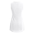 thumbnail image 6 of Tank Tops for Women Summer Flowy Peplum Top Sleeveless V Neck Textured Dressy Casual Tank Top, 6 of 7