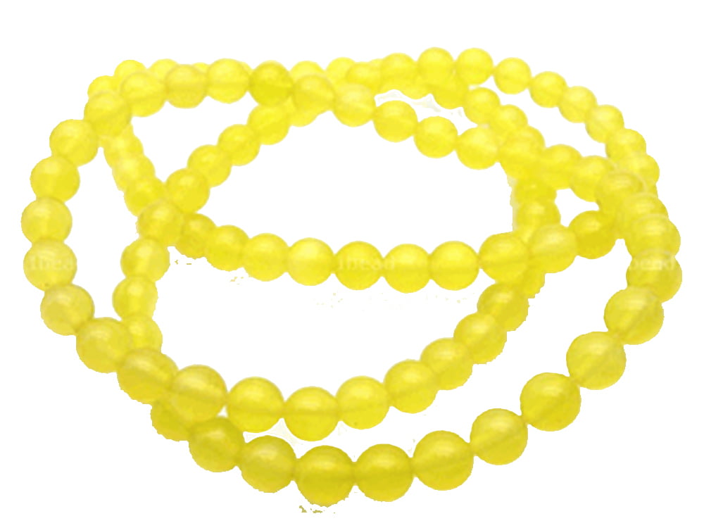 new 8mm Orange Yellow Chalcedony Gemstone Loose Beads 15 "