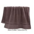 thumbnail image 3 of Usupdd 50 X 100cm Cotton Bath (Coffee), 50 X 100cm Cotton Bath Towel Solid Color Enlarged And Thickened Adult Strapless Bath Towel Beach Towel, 3 of 6