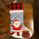 thumbnail image 4 of Ganfancp Old Man Plaid Christmas Socks Bolsa de Regalo Decoración Navideña Candy Socks Adornos Navideños Bolsas de Regalo Navidad Liquidación Una Media de Navidad., 4 of 5