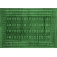 thumbnail image 1 of Ahgly Company Indoor Rectangle Southwestern Emerald Green Country Area Rugs, 2' x 4', 1 of 4