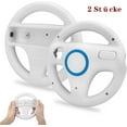 thumbnail image 1 of 2 Pcs Wii Mario Volant Contrôleur de Volant, Techken Wii Mario Kart Volant Course, 1 of 7
