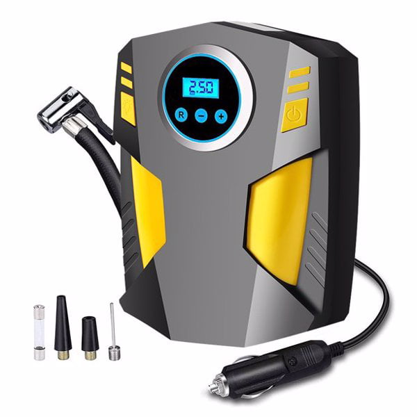 Details about   Portable Air Compressor,Tire Inflator,150 PSI with LED Light for Car Bicycle SUV 
