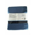 thumbnail image 3 of Mainstays Solid Blue Micro Fleece Blanket, 3 of 3