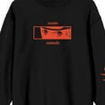 thumbnail image 2 of Naruto Shippuden Naruto Close Up Crew Neck Long Sleeve Black Fleece Adult Sweatshirt-3XL, 2 of 7