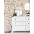 thumbnail image 3 of NuWallpaper Rose Peachy Keen Vinyl Peel And Stick Wallpaper, 216-in by 20.5-in, 30.75 sq. ft., 3 of 5