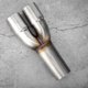 thumbnail image 1 of Colector de fusión de escape ANGGREK Acero inoxidable Doble ID 15'', 1 of 8