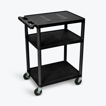 Luxor 34"H AV Cart - Three Shelves