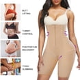 thumbnail image 6 of Eleady Women Body Shaper Shorts High Waist Zipper & Hook Waist Trainer Shapewear Butt Lifter Comfort Thigh Slimmer(Beige Small), 6 of 8