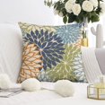 thumbnail image 2 of Art Modern Classic Floral Pillow Covers 20x20 Inch Linen Decorative Square Throw Pillow Covers for Home Sofa Bedroom Outdoor Indoor, 2 of 6