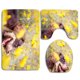 thumbnail image 1 of Juego de alfombras de baño ABPHQTO 3 piezas perro en pradera, 1 of 2
