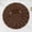 Brown, variant on Efavormart 10 Pack Hard Plastic Dessert Plates with Gold Ruffled Rim, Heavy Duty Coffee Brown Disposable Round Dinnerware 6"