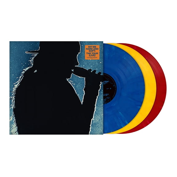 Billie Eilish - HIT ME HARD AND SOFT: THE TOUR (LIVE) - Recycled Color 3 LP Vinyl