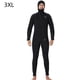 thumbnail image 2 of Sudadera con capucha Manga larga Manga transpirable Cómoda traje de baño Elástico Snorkel Juego Jumpsuit para buceo surfing nadando negro 3xl 5mm sidaley OD019366-10, 2 of 7