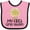 Pink and Black, variant on Inktastic My First Family Reunion Boys or Girls Baby Bib