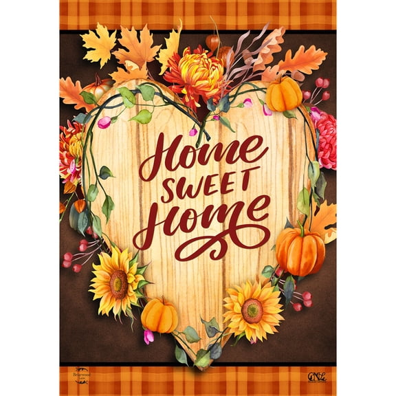 Briarwood Lane Fall Double Sided Garden Flag 12x18 For Outdoor Fall Home Sweet Home For Fall Garden Flag Flags For Outside