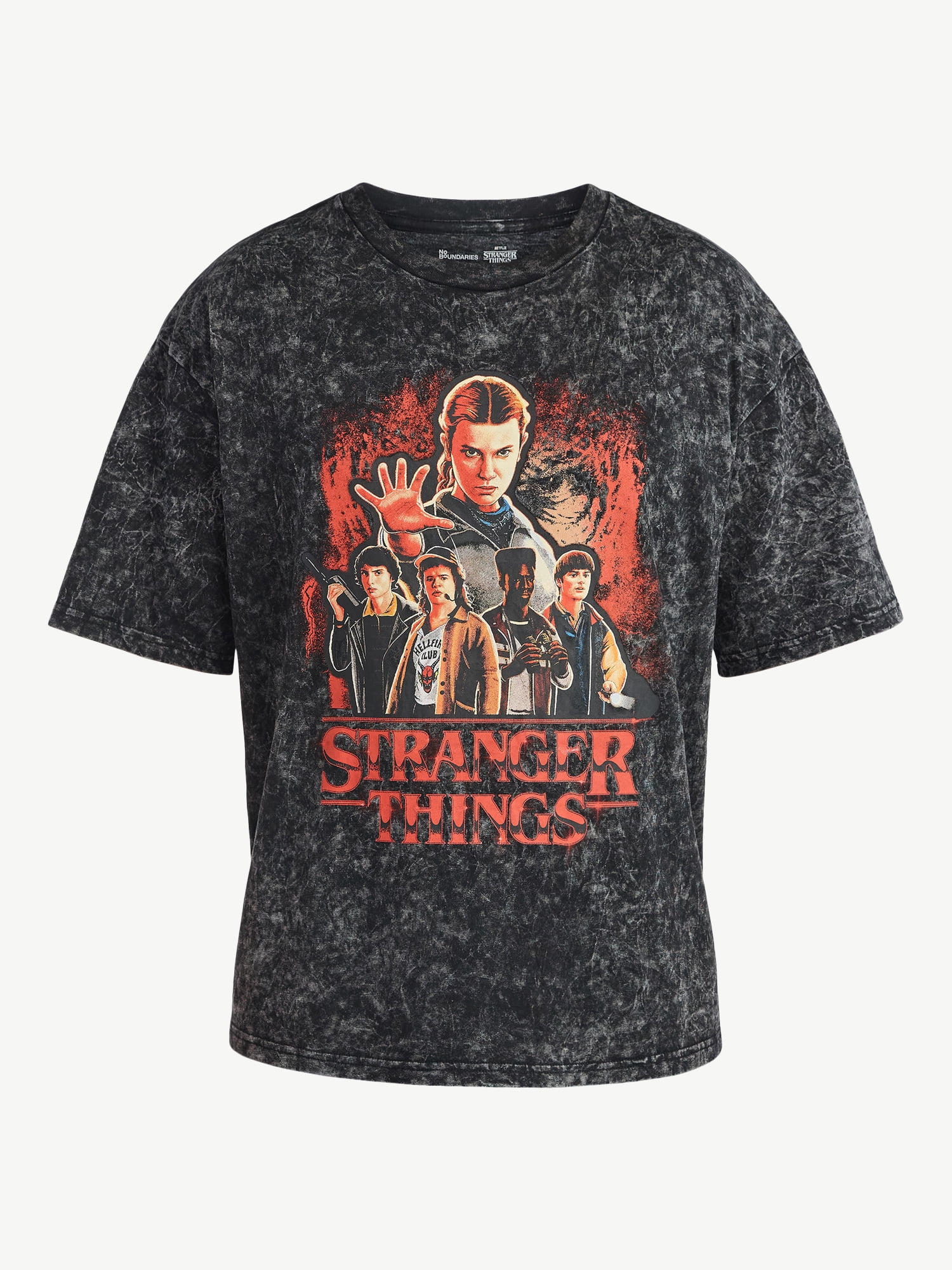 Netflix Stranger Things Roll Out Oversized Graphic T-Shirt